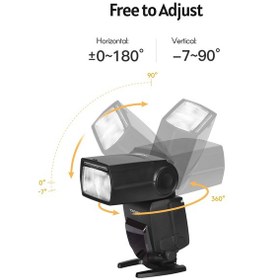 Resim Yongnuo Yn685 Iı C Dahili Alıcılı Canon Uyumlu Hss Ttl Tepe Flaşı 