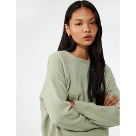 Resim Koton Arkası Fiyonk Detaylı Kadın Triko Kazak 6WAL90012HT (6WAL90012HT) 