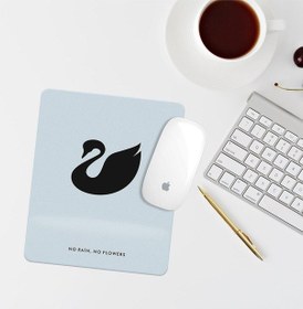 Resim Mavi No Rain, No Flowers Bilek Destekli Dikdörtgen Mouse Pad Mouse Altlık Mousepad 