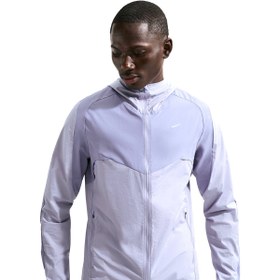 Resim Nike Dri-Fit Repel Stride Novelty Erkek Mor Koşu Ceket IF2367-506 