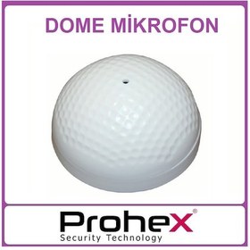 Resim Dome Mikrofon ( Güvenlik Kamerası Ses Kartı ) Profesyonel 