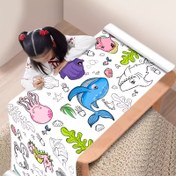 Resim Ekstra Uzun 3.0 metrelik DIY Doodle Kağıt Rulosu - Renkli & Üzerine Çizim Yapın, Prenses, Dinozorlar, Araçlar Temaları - Yaratıcı Gençler, El İşleri & Dekor için İdeal, Tüysüz, Yeni Yıl, Cadılar Bayramı, Noel Hediyeleri için Mükemmel 