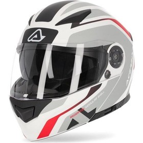 Resim Acerbis Rederwel Motosiklet Kask Gri - Beyaz 