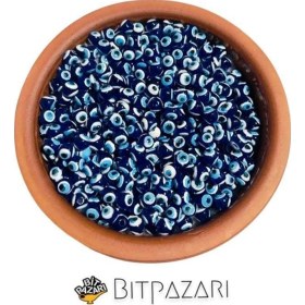 Resim 1000 Adet Ekonomik Paket Mercimek Nazar Boncuğu - Saç Boncuğu - Marteniçka Boncuğu 