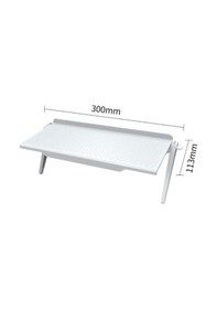 Resim Ally Portatif Katlanabilir Laptop Monitor TV Üstü Stand Tutucu Beyaz 