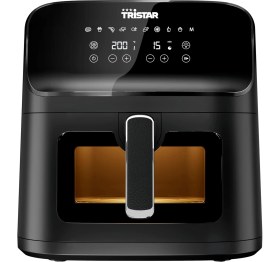 Resim Gözlem Pencereli Tristar Sıcak Hava Fritözü - 10 Pişirme Programı - Yapışmaz Kaplama - Aşırı Isınma Koruması - 7,5 L - 1700 W - FR-9039 