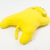 Resim Sevimli Ve Yumuşak Kedi Minder Sarı 