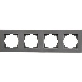 Resim Günsan Eqona Füme Dörtlü Çerçeve 