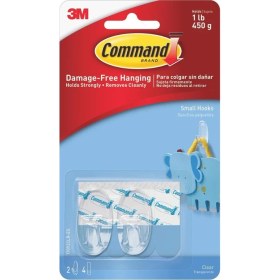 Resim Command 17092 Küçük Boy Şeffaf Askı 