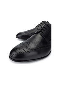 Resim Tamer Tanca Erkek Hakiki Deri Siyah Klasik Ayakkabı 987 137 Erk Ayk Sk24-25 Syh/syh Fltr Siyah 