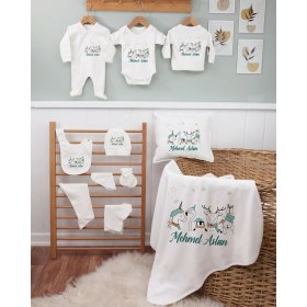 Resim Bebeqon Isme Özel 11'li Organik Hastane Çıkışı 