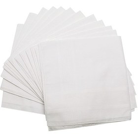 Resim Causa Forcia Mmxx Pamuk Mendil Erkek Kalın Yumuşak 12'Li Paket Beyaz 