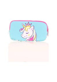 Resim Kaukko Kids 3 Bölmeli Kalem Çantası Toys Unicorn Mavi L8155 