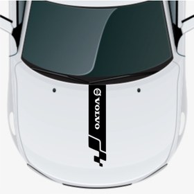 Resim habune Volvo Xc90 Ön Kaput Oto Sticker Uyumlu 