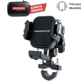 Resim Knmaster TT-870 Titreşim ve Hırsızlık Önleyici Motosiklet Telefon Tutucu 
