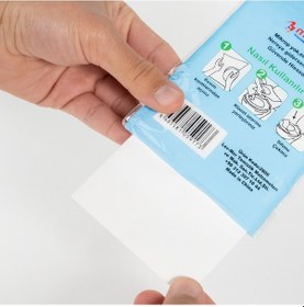 Resim Mulpex Tek Kullanımlık Suda Çözünür Klozet Kapak Örtüsü 3 x 10'lu 