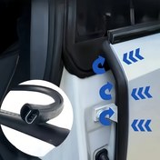 Resim Metal İç Çekirdekli 2 Adet Kapı Sızdırmazlık Şeritleri - Elastik Kauçuk Anti- Yaş Tasarımı, SUV'lar, Kamyonlar ve MPV'ler İçin Kolay Kurulum - Gürültüye Karşı, Rüzgar Geçirmez ve Toz Geçirmez B-Kol Sızdırmazlıkları, Araç Kapı Sızdırmazlıkları, Hava Geçirmez Kauçuk Şerit 