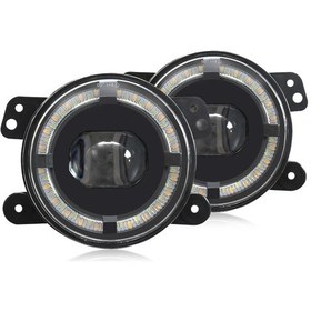 Resim Tenfowee Jeep Wrangler İçin 4 İnç 200w Led Sis Farı - Siyah, Ip67 Su Geçirmez, 50.000 Saat Ömür 1 Adet 