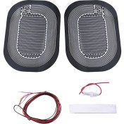 Resim Healeele Araba Yan Kanat Ayna Isıtma Pedi Dc 12 V Evrensel Dikiz Aynası Sis Buğu Çözücü Hızlı Sıcak Aynalar Buğu Çözücü (Yurt Dışından) 