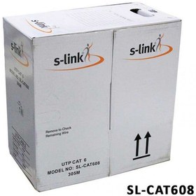 Resim S-LINK SL-CAT608 305 MT UTP CAT6 NETWORK KAB O 