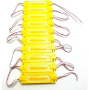 Resim Cob Led Modül Amber (Sarı) 12V 2 Watt Cob Led (10 Adet) 