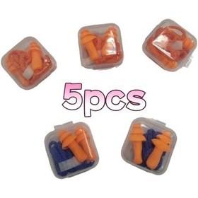 Resim Willowhaven 5 Çift Yeniden Kullanılabilir Silikon Kulak Tıkacı - Yıkanabilir Derin Uyku Yüzme Seyahat 