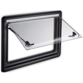 Resim Dometic Seitz S4 900 x 550 mm Amortisörlü Cam Pencere Siyah 