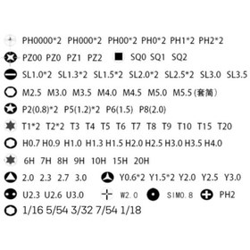 Resim VANCKEY 115 Parça Bilgisayar Gözlük Saat Telefon Tamir Tornavida Seti Kutulu 