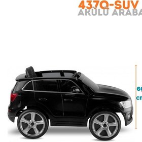 Resim 437 Q-suv Akülü Araba Jeep 12v Uzaktan Kumandalı Audi Babyhope Kırmızı 