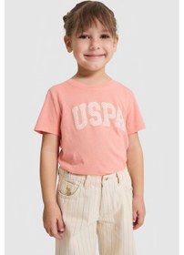 Resim U.s. Polo Assn. Kız Çocuk Mercan Tişört Basic 50320291-vr204 Coral 