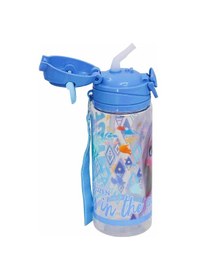 Resim Frozen Lisanslı Pipetli Plastik Matara 500 Ml Açık Mavi Otto-42505 