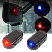 Resim 1/2 adet LED Güneş Enerjili Güvenlik Işığı/Hırsız Hatırlatıcı Işık 