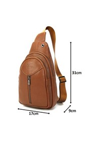 Resim Kangaroo Kıngdom Erkek Taba Hakiki Deri Askılı Postacı Çantası Kangaroo K. 1012-T 