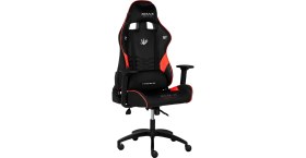Resim XMAX / Rio Plus Terletmez Kısmi Derili Kadife Kumaş Kırmızı Siyah Gaming Oyuncu Koltuğu / 120 kg Taşır 