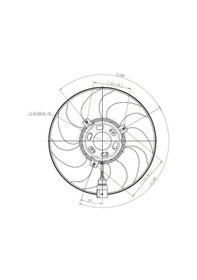 Resim Orıs Fvw601000 Fan Motoru 1k0959455dg 1k0959455dh 