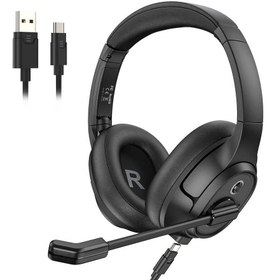 Resim Eksa H2 Mikrofonlu Ayarlanabilir Başlıklı Kulak Üstü Gürültü Önleyici Bluetooth Kulaklık - Siyah 