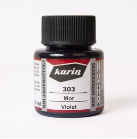 Resim Karin Hat Mürekkebi 45Ml Mor 303 