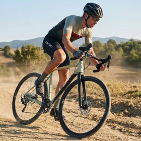Resim Carraro Gravel Ar2 Sora 28 Jant 23'' 58cm ( Xl ) Kadro 18 Vites Gravel Bisiklet - Adaçayı / Siyah Beyaz 