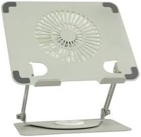 Resim FRISBY FNC-5180ST 120mm Fanlı Taşınabilir Katlanır 360 Alüminyum Tablet/Notebook/Laptop Standı (10" 