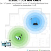 Resim Geeksen Repeater 300mbps Kablosuz Menzil Genişletici Usb Wifi 