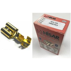 Resim 1000 Adet Sf1/2D Dişi Fiş Mini Terminal Kablo Pabucu Kablo Ucu 
