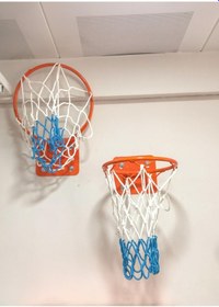 Resim Adelinspor Basketbol Filesi 4 MM Floş İp İki Renk 50 Çift 100 Adet 