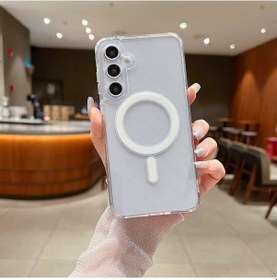 Resim Samsung Galaxy Uyumlu S24 Fe Kılıf Darbe Emici Korumalı Şeffaf Kapak 