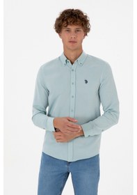 Resim U.s. Polo Assn. Erkek Koyu Mint Gömlek Basic 50316723-vr152 Koyu Mınt 