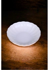 Resim Kütahya Porselen Bone Luz Altın Yaldzlı Bowl Kase 25x6cm 2000ml 6 Lı Bnlzf25ks00 Çok Renkli 
