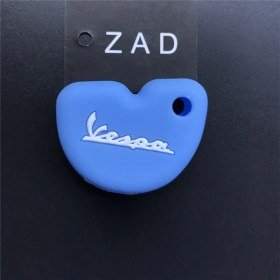 Resim Açık Mavi ve Beyaz Zad Silikon Motosiklet Anahtar Kılıfı Kapak Vespa Enrico Piaggio Gts LX150 Uç Ra1 3VTE Gt Motosiklet Anahtarı Için (Yurt Dışından) 