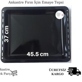 Resim Franke Ankastre Fırın Için Uyumlu Ekonomik Emaye Tepsi 45.5X37 - 421195069 