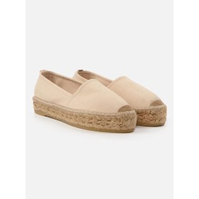 Resim Su Espadril Nathalie Ekru Kadın Düz Espadril 