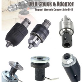 Resim Depolife Mandren Motor Için Bağlantı Şaftı Somunlu Kaplin Adaptör Mandren 5MM-6MM-8MM-10MM Mil Uyumlu 4lü 