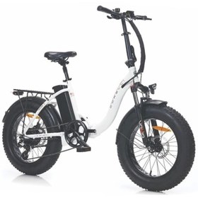 Resim Corelli VONIQ-S ECO FAT BIKE ELEKTRİKLİ KATLANIR BİSİKLET 42CM MD 20 JANT 7 VİTES BEYAZ 